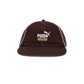 Puma 流行系列 Puma King 棕色 Logo 運動 休閒 帽子 低弧帽 老帽 棒球帽 02684102