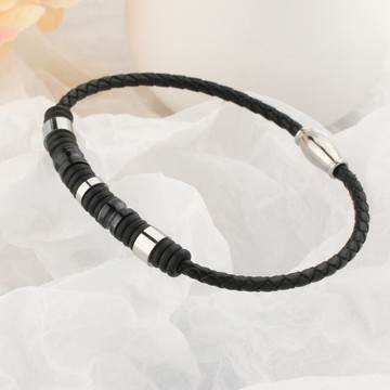 【巴黎精品】現貨+預購 鈦鋼手環歐美手鐲-編織磁扣設計款情侶飾品1款v1au65