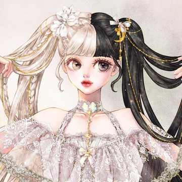 塔羅牌 天使X惡魔 插畫貼紙 (7色)