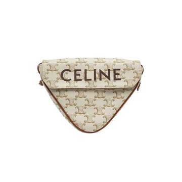CELINE 經典凱旋紋三角包斜背包