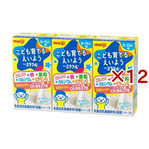 明治 ミラフル ドリンク ヨーグルト味 3本入×12セット(1本あたり125ml)