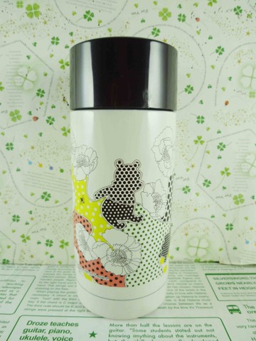 【震撼精品百貨】Winnie the Pooh 小熊維尼~保溫瓶-花