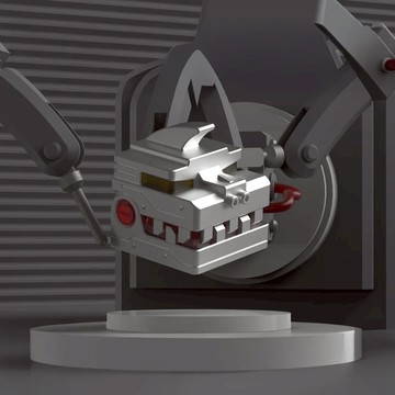 Keytok 機甲哥吉拉樹脂鍵帽 (單顆)