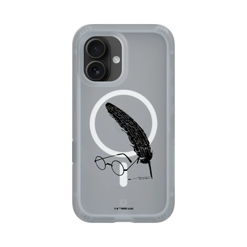 iPhone 16 AirX 流變灰 - 哈利波特 Harry Potter - 羽毛筆和眼鏡