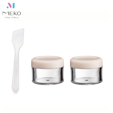 MEKO 七彩對瓶 15g /分裝瓶/分裝罐/面霜罐/藥膏罐 N-011【官方旗艦館】