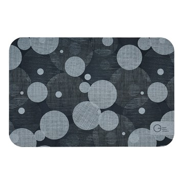 【OGL】頂吸 厚切特舒軟式珪藻土吸水地墊 60x40cm 圓圓不絕藍