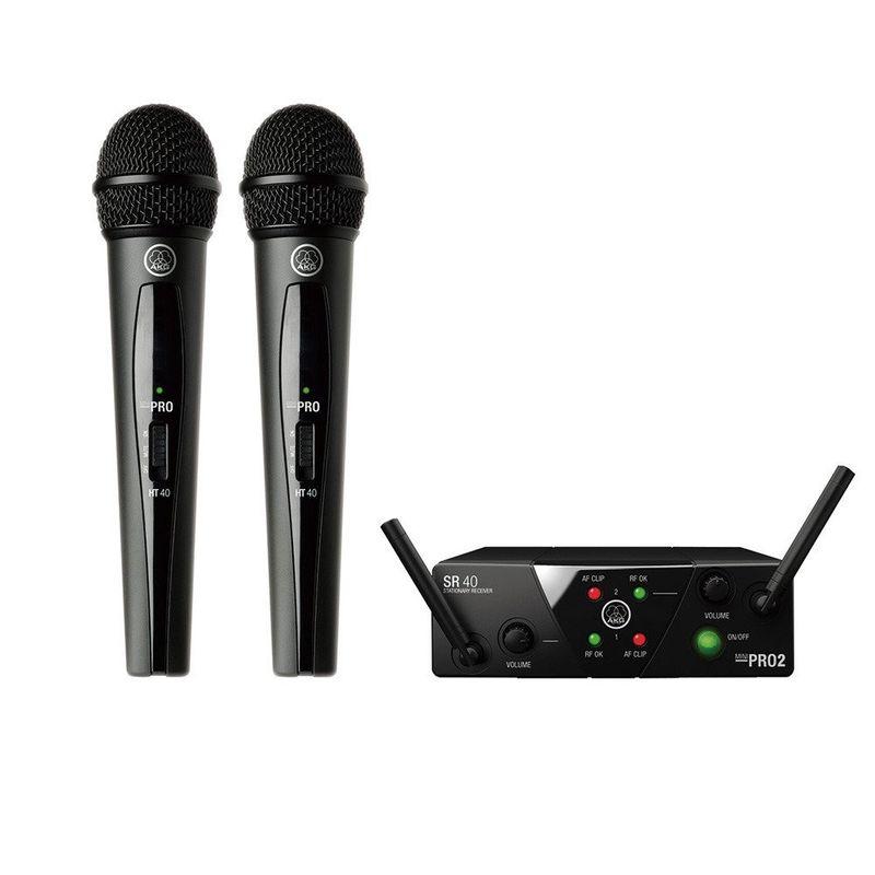 AKG 2チャンネルB帯ワイヤレスシステム WMS40 PRO MINI2 VOCAL SET DUAL 国内正規品