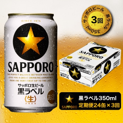 黒ラベルビール 350ml×1箱(24缶)(T0002-1503)
