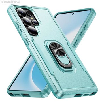 適用三星s21Plus磨砂硅膠全包防摔手機殼s21Ultra車載指環支架