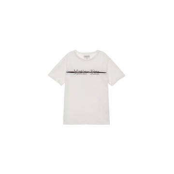 【MATIN KIM】LOGO切線上衣 白色