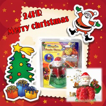 金德恩 台灣製造 神奇魔幻聖誕老公公 聖誕老人 聖誕老公公 交換禮物 聖誕節 老公公 聖誕 交換禮物 開花樹