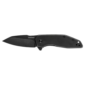 kershaw 折刀gravel黑石洗面8cr13mov鋼刀刃不銹鋼握柄【ks2065】  1入  黑色