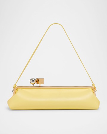 La Pochette Salon Leather Shoulder Bag