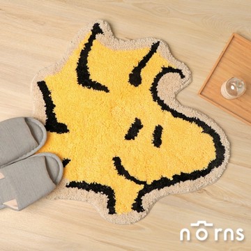 Peanuts史努比造型腳踏墊-臉型胡士托