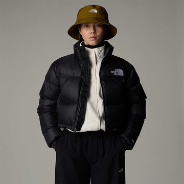The North Face 女 防潑水短版羽絨外套-NF0A5GGEGOG