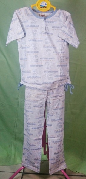 【震撼精品百貨】大耳狗 Cinnamoroll喜拿狗~衣褲組_藍_短