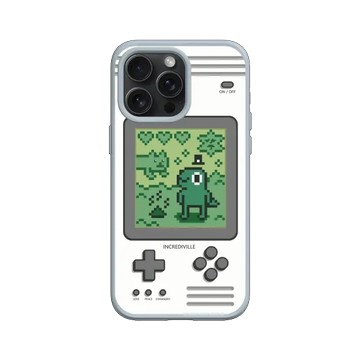 iPhone 15 Pro Max SolidSuit 循環灰 - 怪奇事物所 Incrediville - 8-bit所長飼育家