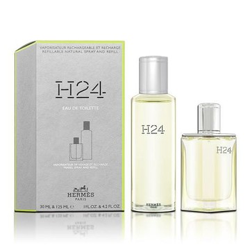 Hermes 愛馬仕 H24 淡香水香氛禮盒(淡香水30ML+補充瓶125ML)