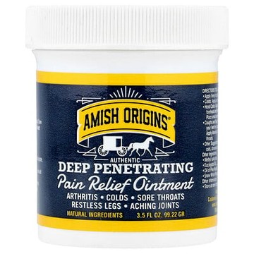 Amish Origins, 深層滲透，疼痛舒緩軟膏，3.5 盎司（99.22 克）