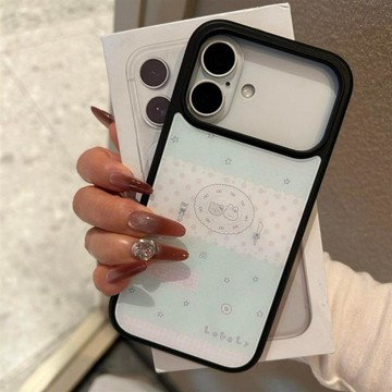 ✨iPhone手機殼✨小熊兔子餐具適用蘋果17e/air手機殼iPhone16PROMAX膚感玻璃平果1