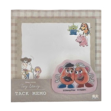 TOY STORY 玩具總動員 兩用便利貼 69mm*69mm  棕色  45張  1組