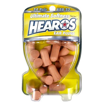 HEAROS PU泡棉靜音耳塞 5210 膚色  1個  14雙