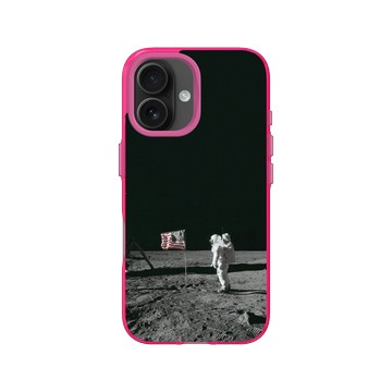 iPhone 16 Clear 粉漾桃 - NASA - Apollo 11 - Astronaut Aldrin On The Moon