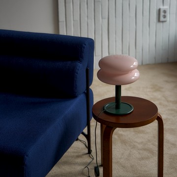 韓國 ILKW. SNOWMAN 造型桌燈 28cm 森綠 / 粉