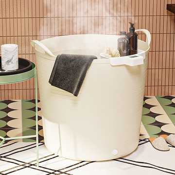 洗澡桶特大號加厚保溫可坐寶寶浴桶收納桶嬰兒游泳小孩泡澡桶207M 快速出貨