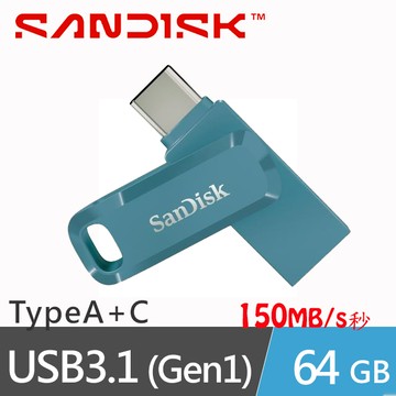 SanDisk Ultra Go USB Type-C 64GB 雙用隨身碟(SDDDC3)