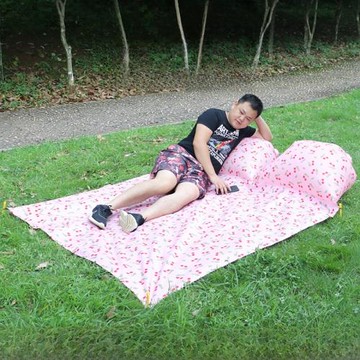 春游野餐氣枕子防水防潮戶外便攜帶沙灘郊游草地充氣枕頭防潮