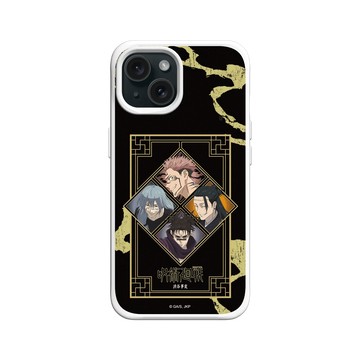 iPhone 15 SolidX 白 - Jujutsu Kaisen 咒術迴戰 S2 - 澀谷事變戰鬥系列-咒靈組合