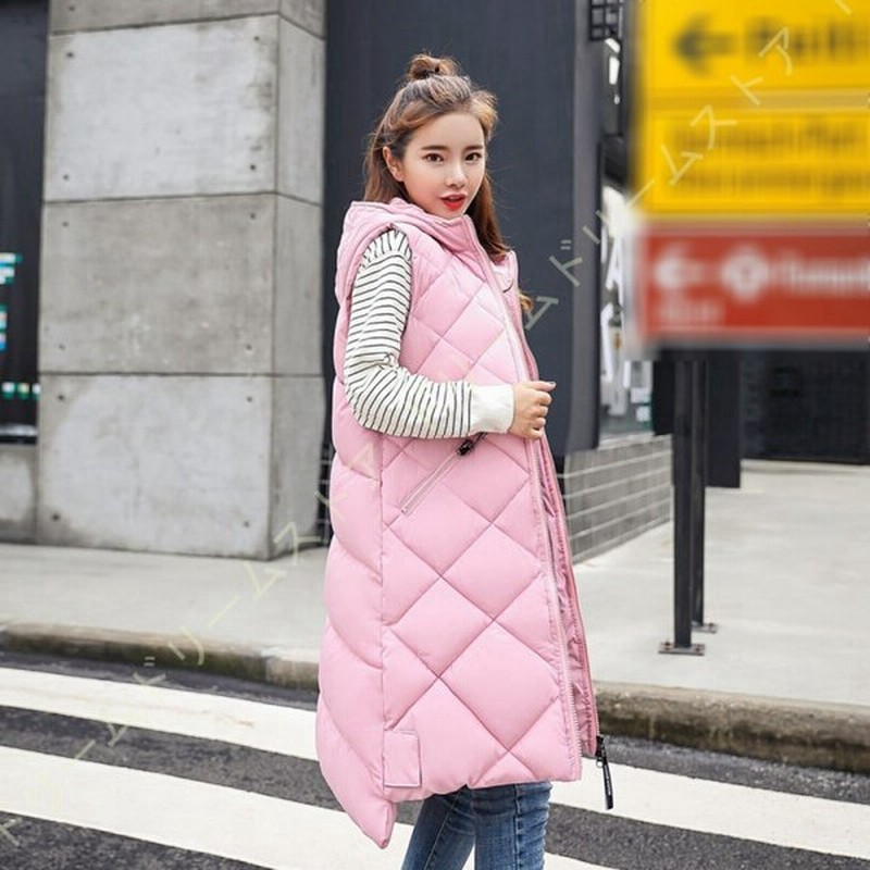 ダウンジャケット レディース 軽量 フード付き 撥水 黒 ダウンベスト アウター 秋冬 シンプル コンパクト 厚手 冬 防寒着 パーカー 光沢感 超ロング丈 中綿 通販 Lineポイント最大0 5 Get Lineショッピング