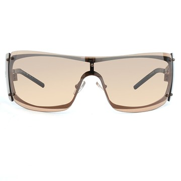 EXTe 義大利 時尚前衛未來款太陽眼鏡 / 咖EX54804