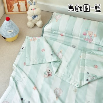 🌙 60支天絲兒童三件式睡墊組-恐龍派對 新花色限量 馬戲團藍(黛綠🎒【新品到貨｜60S天絲幼兒園睡墊組】  今年直接升