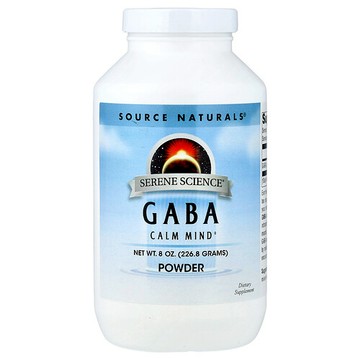 Source Naturals, GABA 粉，8 盎司（226.8 克）