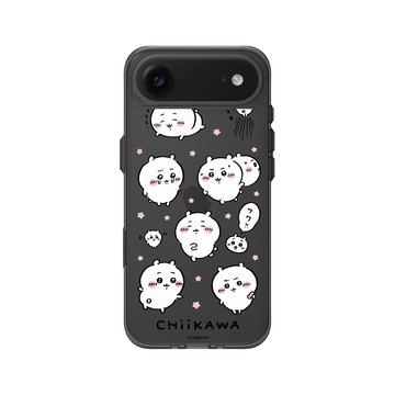 iPhone Air Clear (相機按鈕) 酷墨灰 - 吉伊卡哇Chiikawa - 吉伊動來動去