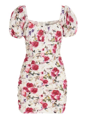 Liu Jo - 'Cream Flowers' Abiti Multicolor