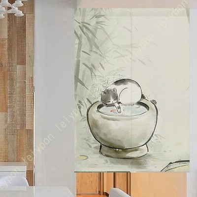 間仕切りカーテン 断熱 のれん 猫 イエロー 黄色 目隠し 保温 ロング 断熱遮光 北欧 仕切り 冷気遮断 暖簾 パネルカーテン 通販 Lineポイント最大get Lineショッピング