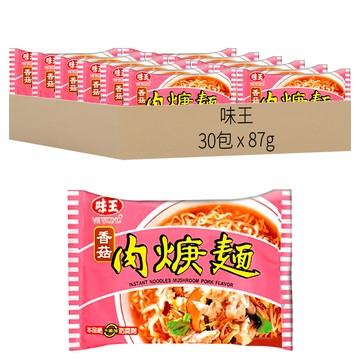 味王 香菇肉羹湯麵  30包