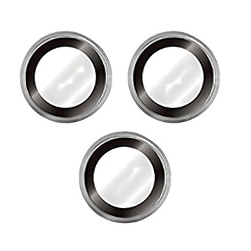 OWEIDA 歐威達 星耀鋁 鈦金屬鏡頭保護鏡 鏡頭環 三眼 銀色  iPhone 16Pro/16ProMax  1組