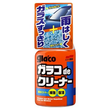 SOFT99 glaco 撥水玻璃清潔劑 二合一(清潔和撥水效果) 400ml 日本製造  1個