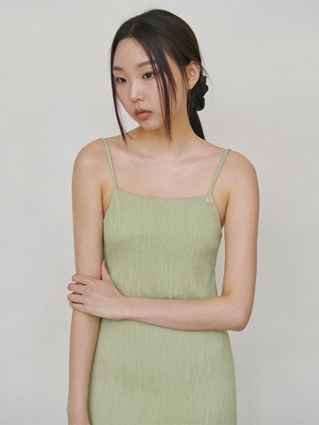 STREAM SLIP DRESS [GREEN]