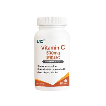 【LAC】維生素C500食品錠(100錠)-品牌會員專屬
