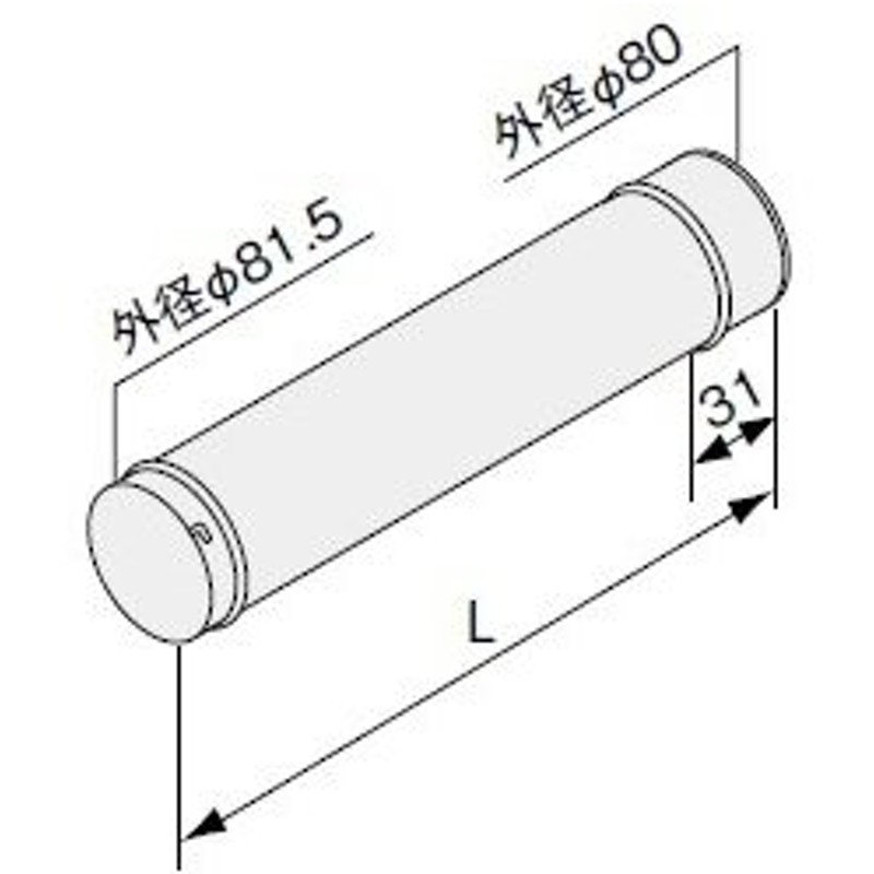 最大70％オフ！ 石油ふろ給湯器 ノーリツ 部材 φ80アジャスターA L1420 0500932 給排気筒部材 discoversvg.com