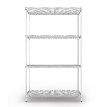 【dayneeds】荷重型 90x60x180公分 四層電鍍(鎖管-)波浪鐵架