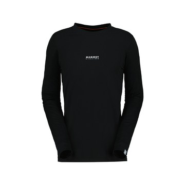MAMMUT QD Logo Print LS T-Shirt AF 快乾LOGO長袖T恤 黑色PRT1 男款 #1016-01030