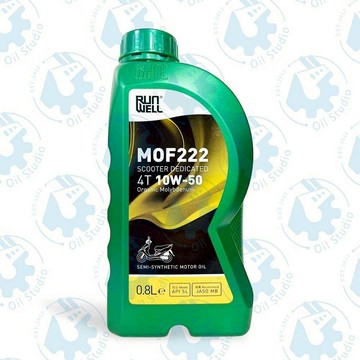 《油工坊》RUN WELL MOF222 4T 10W50 MB 0.8L 合成 速可達 機油