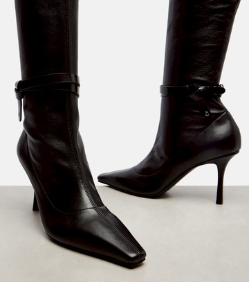 Jimmy Choo Camie 85 leather over-the-knee boots