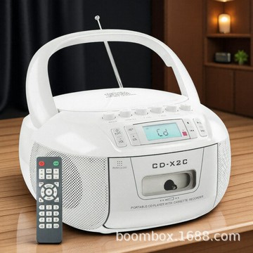 CD機 音響CD機 家用CD播放機 熱銷cd機卡帶機立體聲AM/FMMP3音樂cd播放器磁帶收錄機